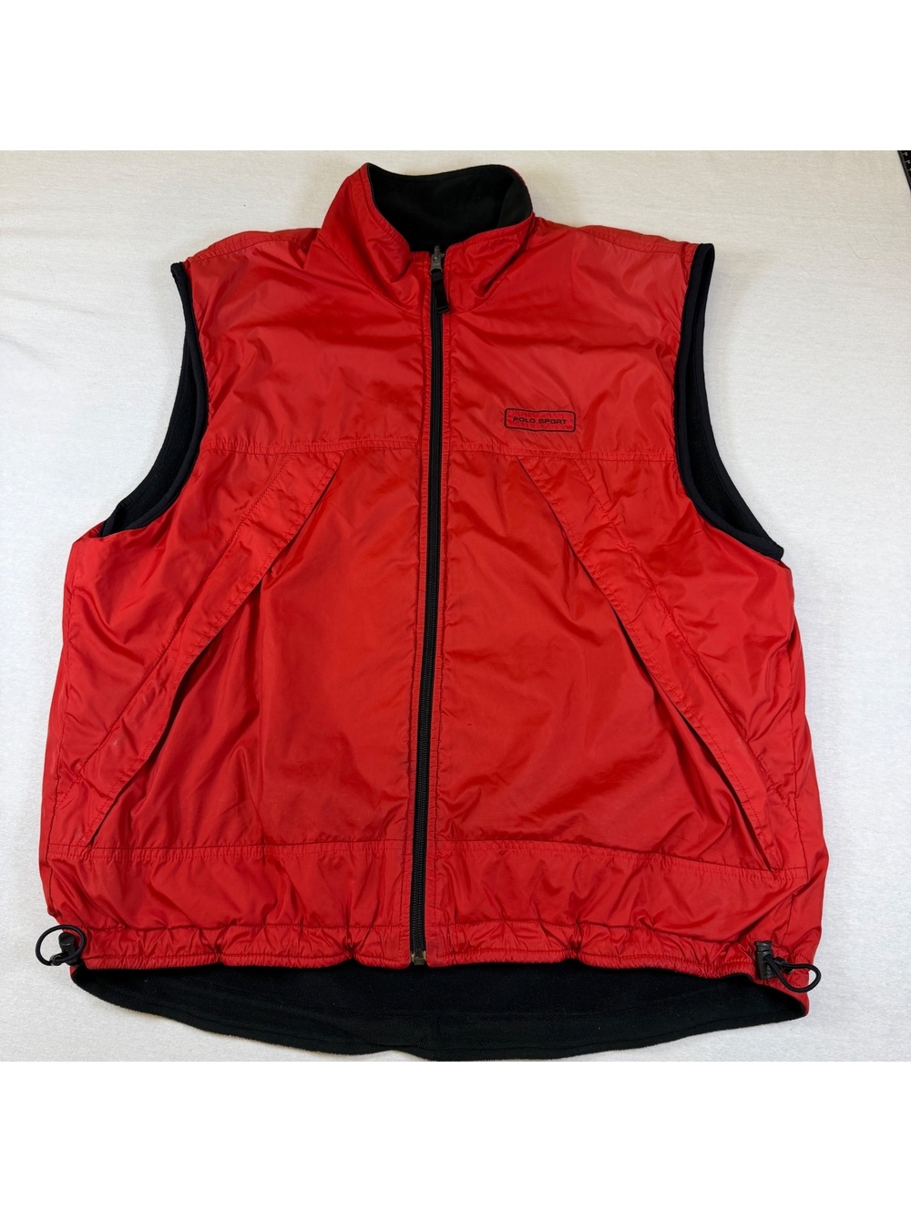 Vtg Polo Sport Ralph Lauren Reversible Vest Flawed Mens XL